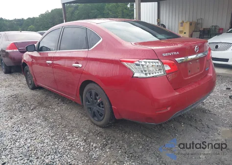 2014 Nissan Sentra Fe+ S/Fe+ Sv/S/Sl/Sr/Sv z USA, uszkodzony, nr VIN 3N1AB7AP4EL640941